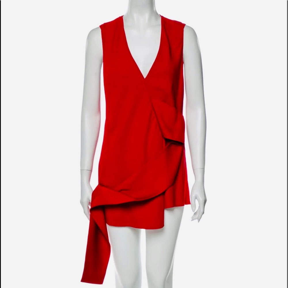 Victoria Beckham Red Mini Dress